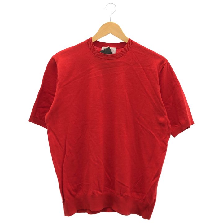 UNFOLLOW (アンフォロー) cotton wool knit tee 25080684000010 レッド 2