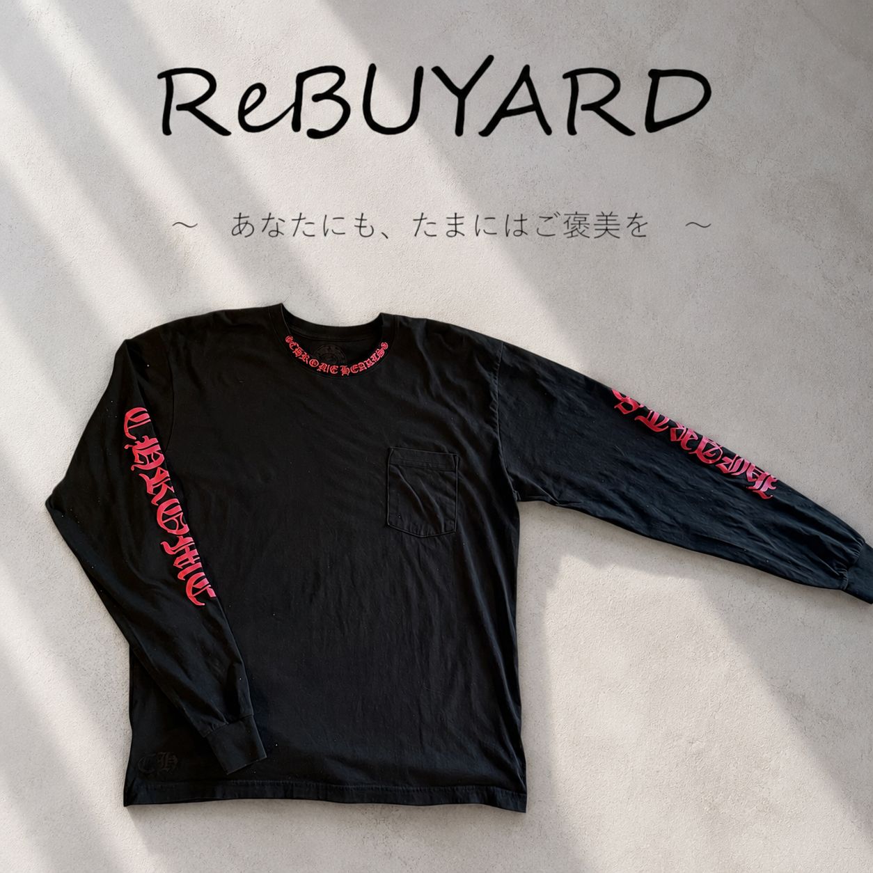 CHROME HEARTS ロングスリーブTシャツ 美品-日本通販サイト