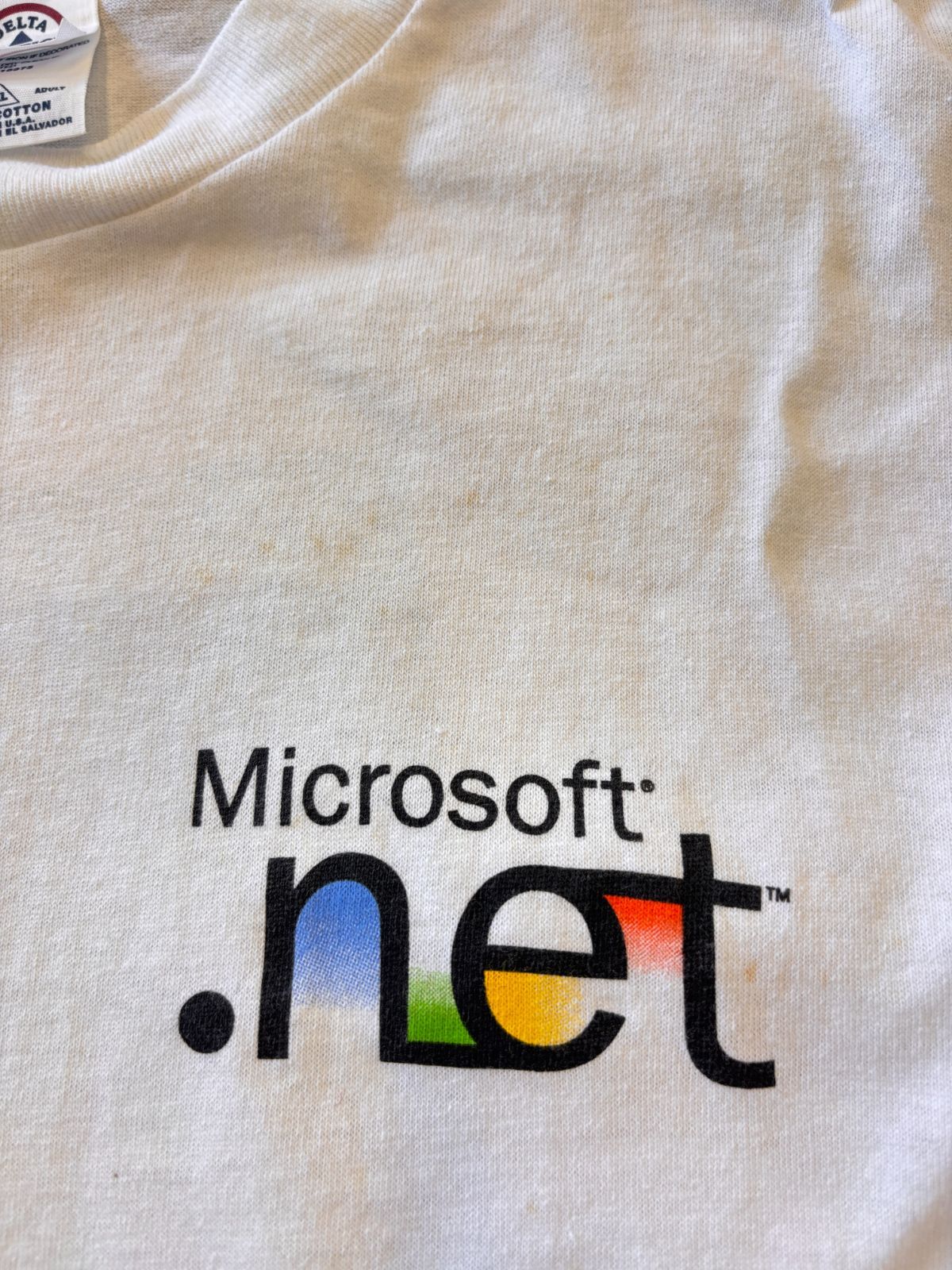 00's DELTA デルタ Microsoft.NET 企業系Tシャツ - メルカリ