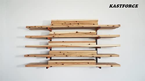KF1005 木材収納ラック 5段 耐荷重50kg 幅1220mm~1800mm 奥行き311mmts f64771b3