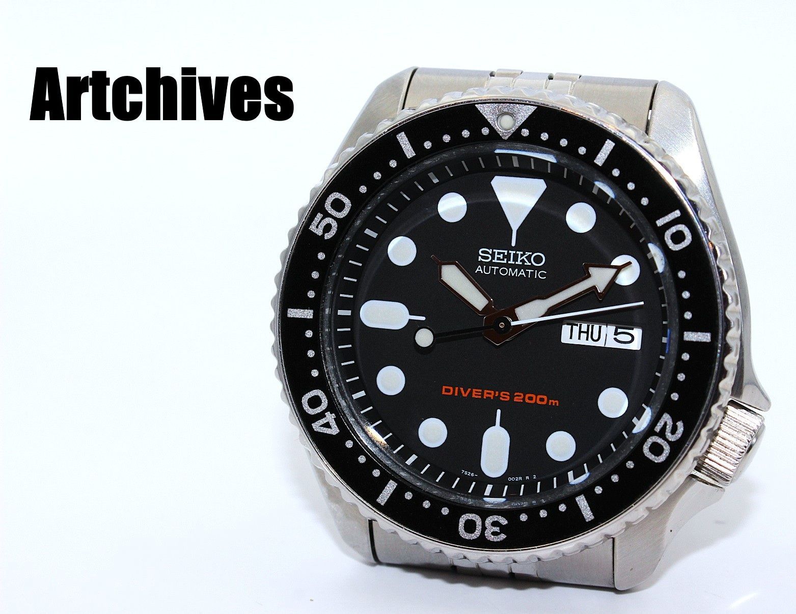 『VRW-1849』☆時計☆SEIKO (セイコー)☆SKX007K2☆ブラックボーイ☆BK文字盤 メンズ 自動巻き 腕時計 稼働品☆