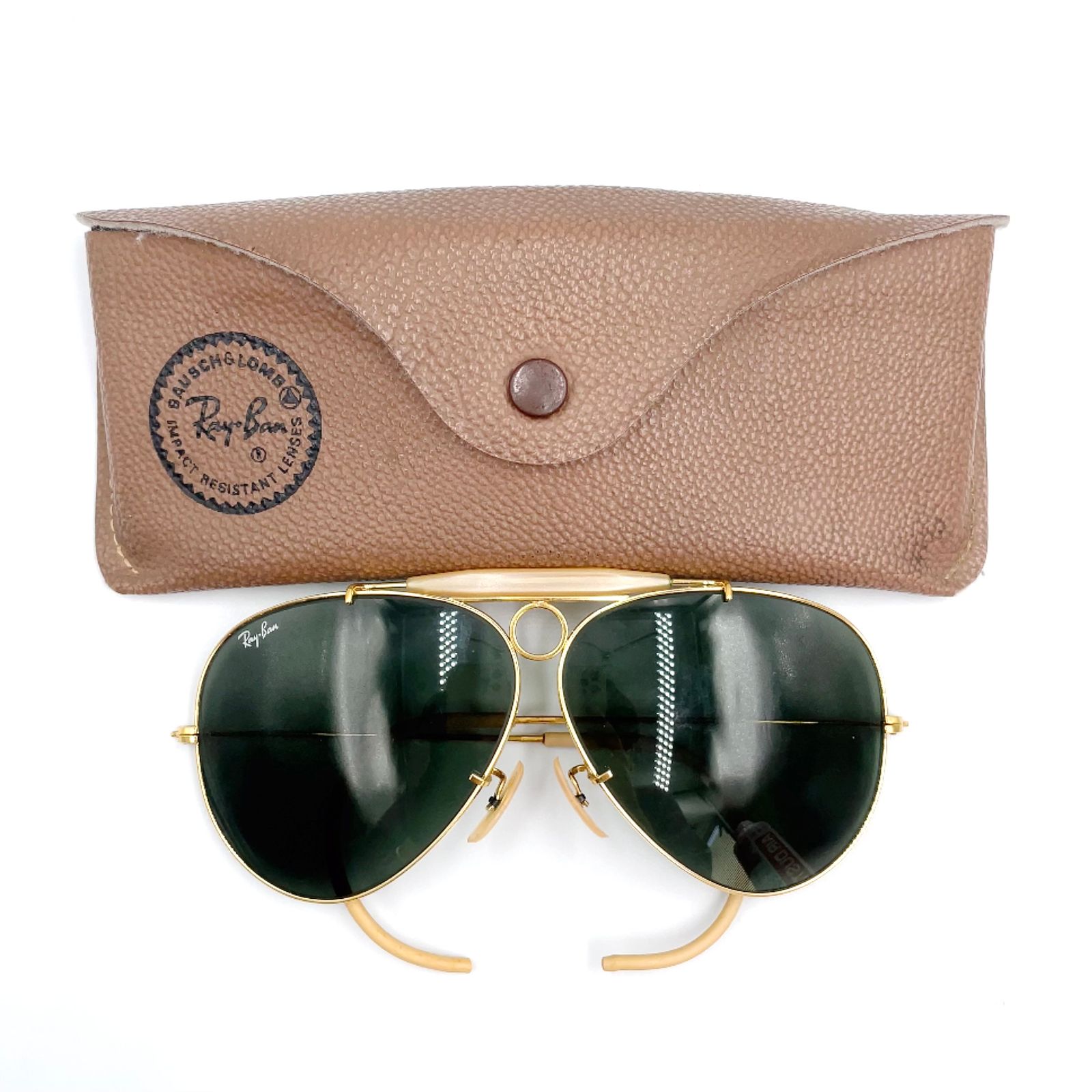 新着 Ray-Ban シューター プラスチック×メタル ゴールド×ダーク 