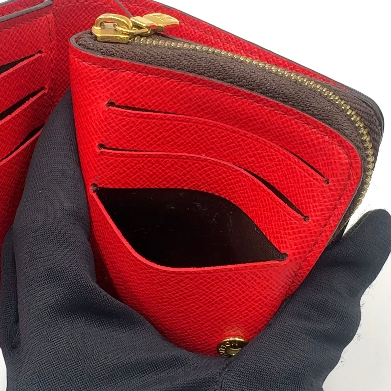 LOUIS VUITTON ポルトフォイユ ルー 草間彌生 RFID対応 レザー×PVC 