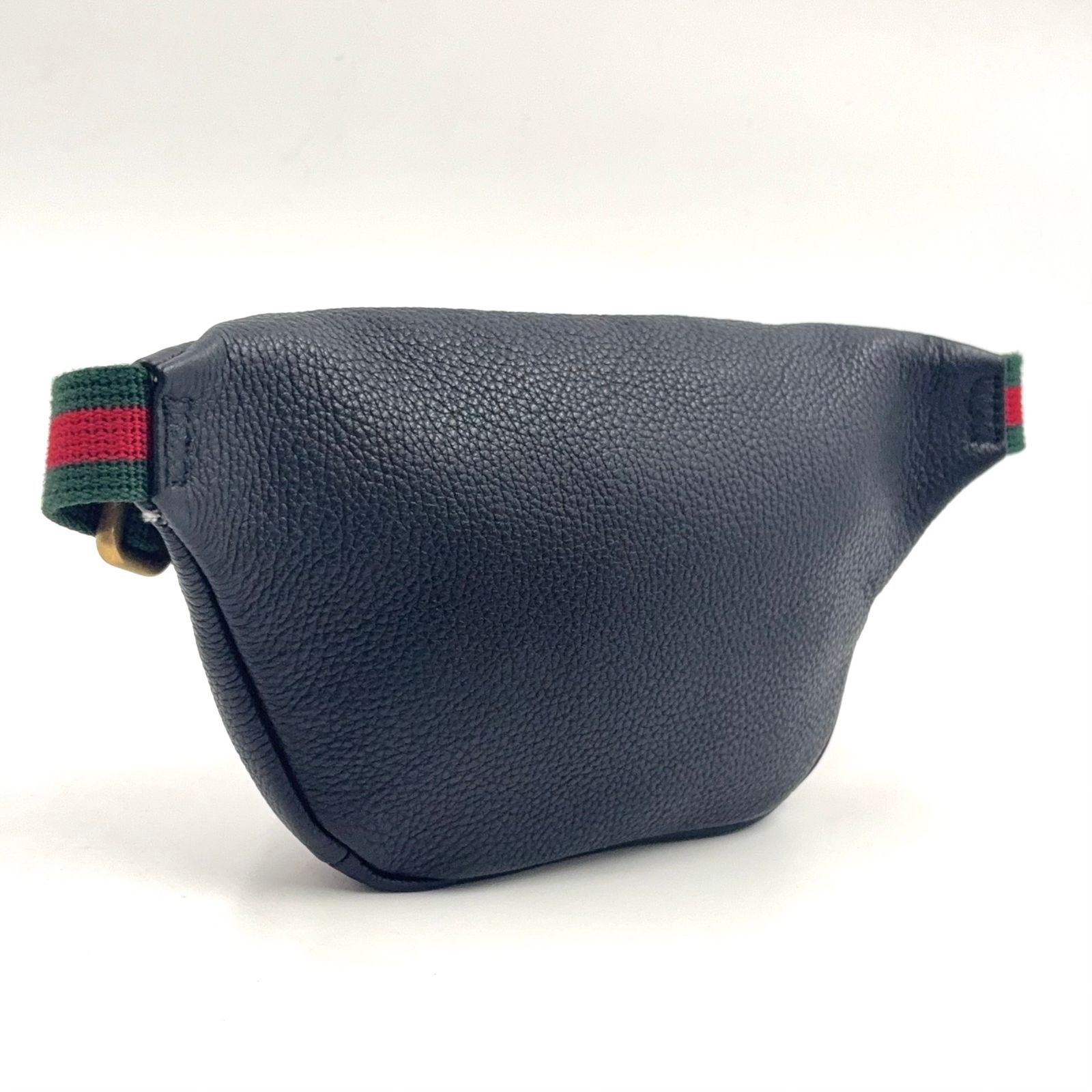 新着 GUCCI ロゴプリント スモール ベルトバッグ シェリーライン
