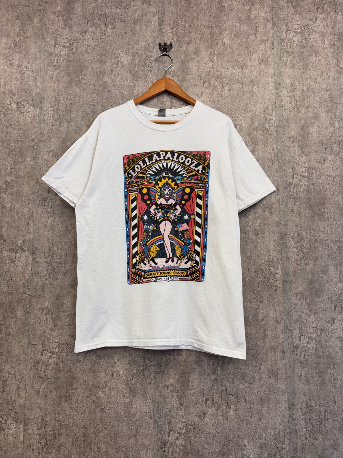 GILDAN ギルダン LOLLAPALOOZA ロラパルーザ 音楽フェスTシャツ - メルカリ