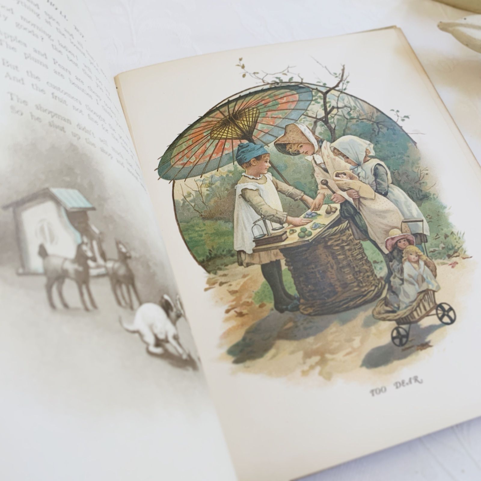 1880s-1890s 優しい挿絵の深い味わい- イギリスのアンティーク詩絵本