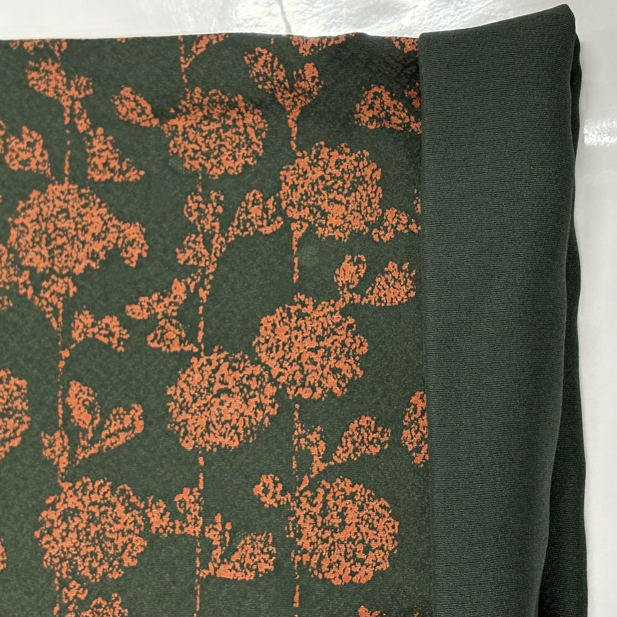 在庫一掃】 訪問着 身丈160.5cm 裄丈66cm M 袷 扇面 草花 金糸 刺繍
