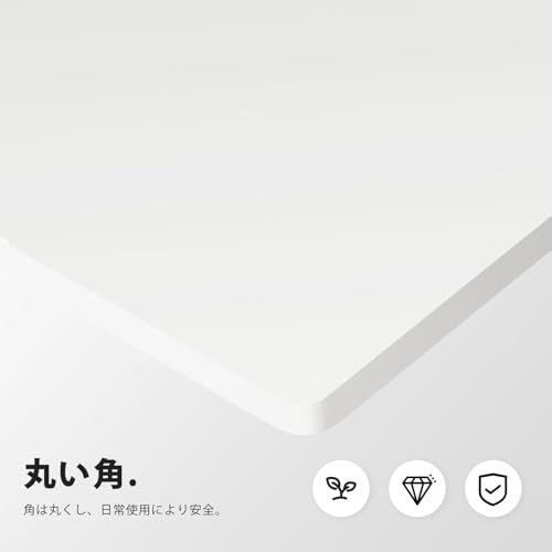 Maihail 机 pcデスク 勉強机 desk ?子 パソコンデスク ゲーミング 一人暮らし 家具 table 学習机 小さい 作業机 ワークデスク gaming desk 幅100*奥行50cm 簡易な単板 白いｍａ