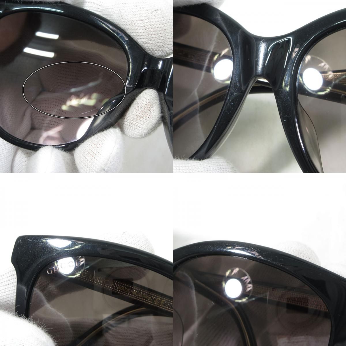 三重本店】 中古 GUCCI | グッチ GG0081SK 001 ウェリントンシェイプ