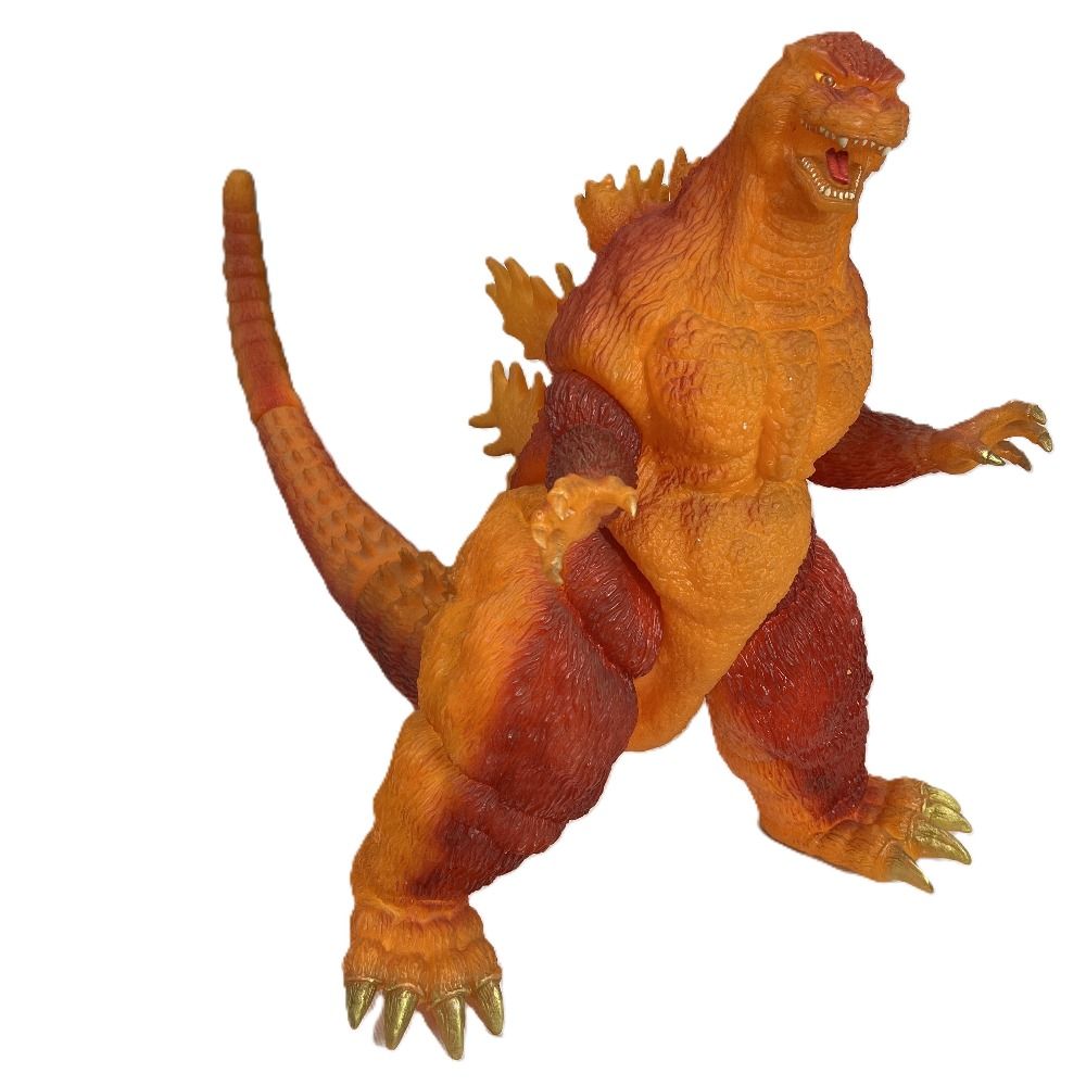 BANDAI バンダイ ソフビ 東宝怪獣 バーニングゴジラ 超大級 60㎝ 限定版 PVC オレンジ