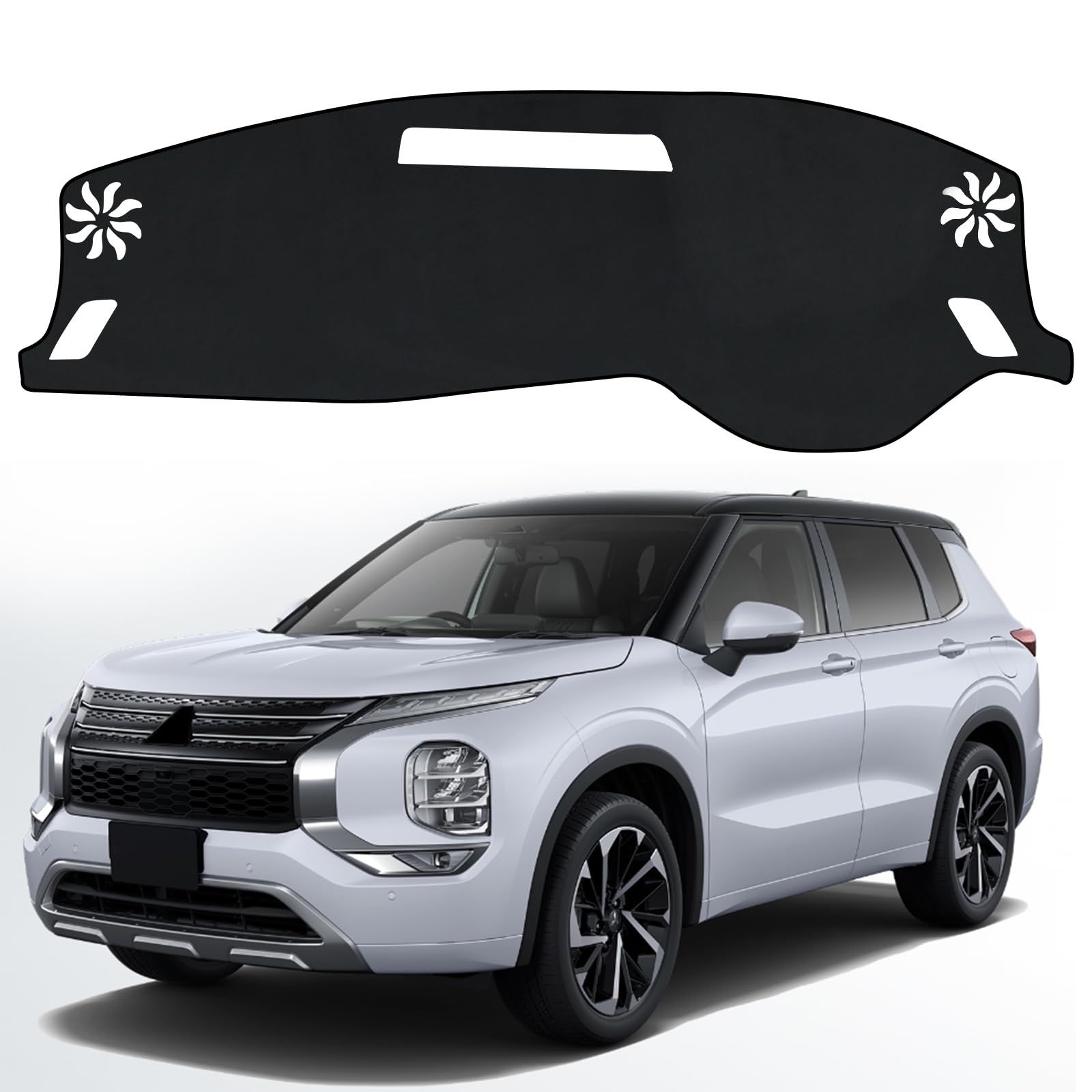 三菱 アウトランダー OUTLANDER 3代目 ダッシュボードマット 車種専用設計 PHEV GN0W 日焼け防止 車内 ダッシュボードカバー ダッシュボード 保護マット インテリア アクセサリー 内装パーツ (アウトランダーPHEV GN0W HUD非 0