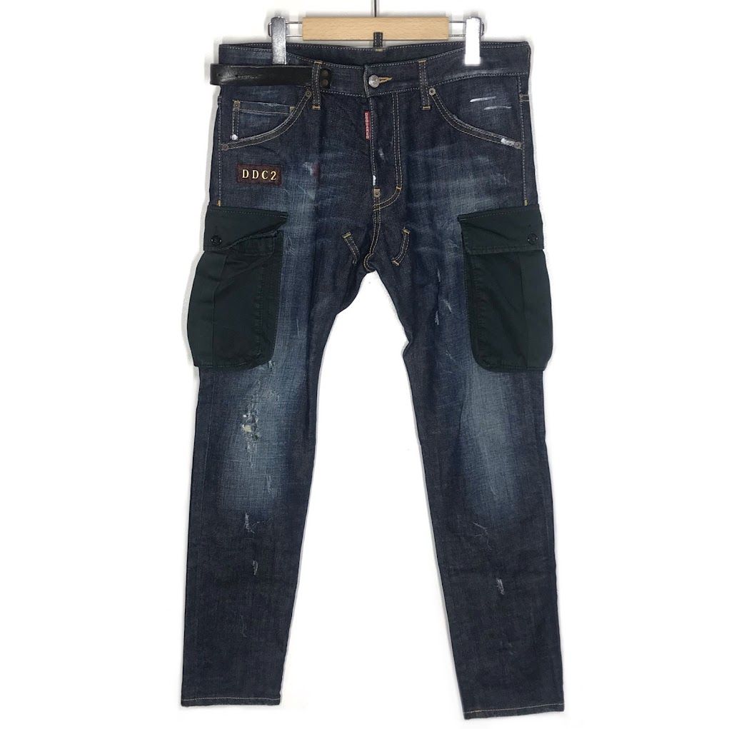 【倉吉店】 中古 DSQUARED2 | ディースクエアード デニムパンツ S71LA0543 ブルー サイズ：46 【107】