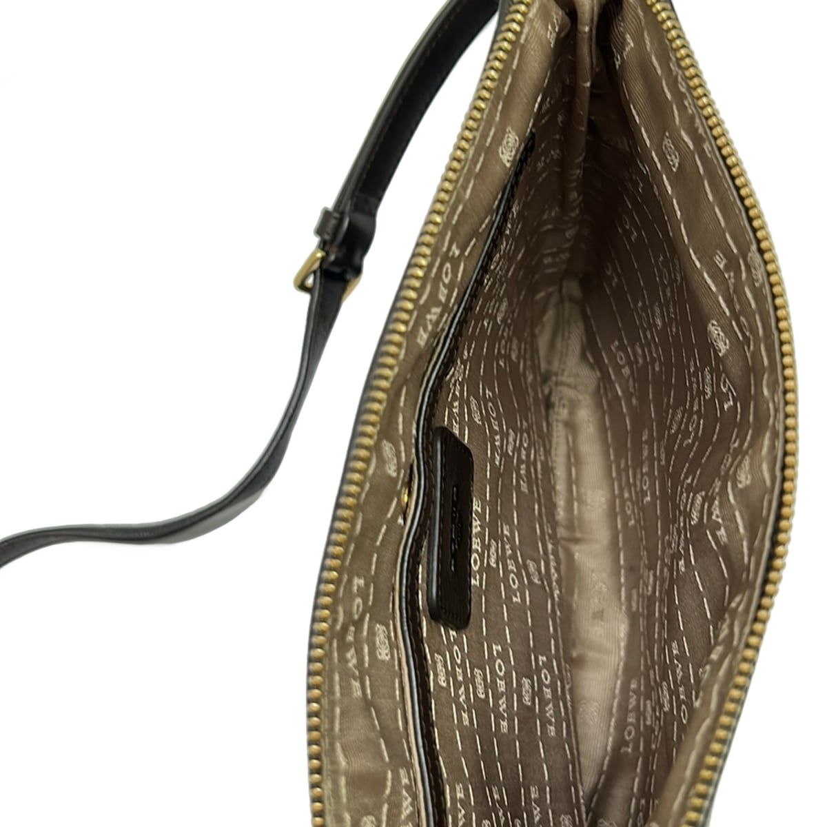 LOEWE(ロエベ) ショルダーバッグ ヘリテージ ダークブラウン マチなし 