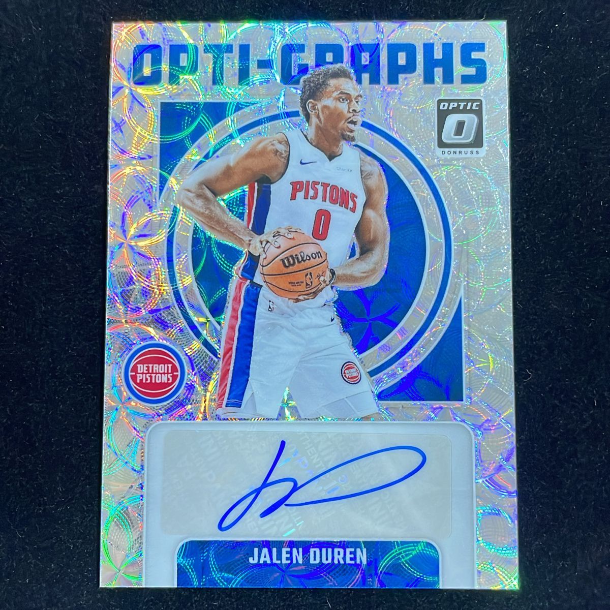 ジェイレン・グリーン 2021-22PRISM　シルバーPRISM直筆サイン Jalen Duren ジェイレン・デューレン Panini Donruss Optic 2024-25