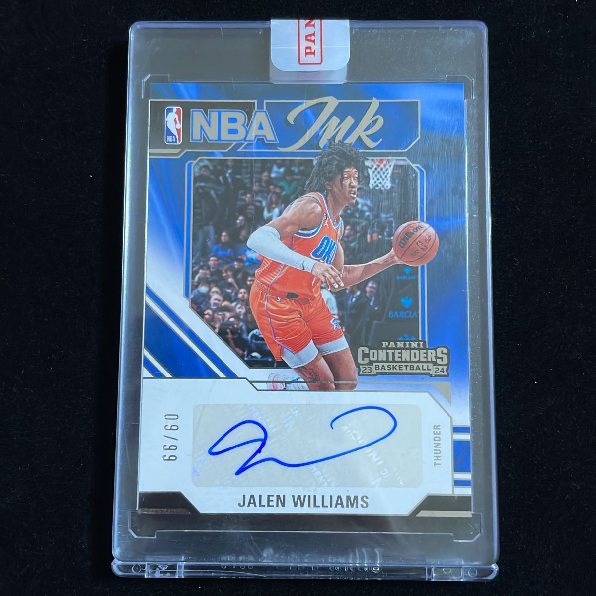 Jalen Williams ジェイレン・ウィリアムズ Panini Contenders Ink 2023