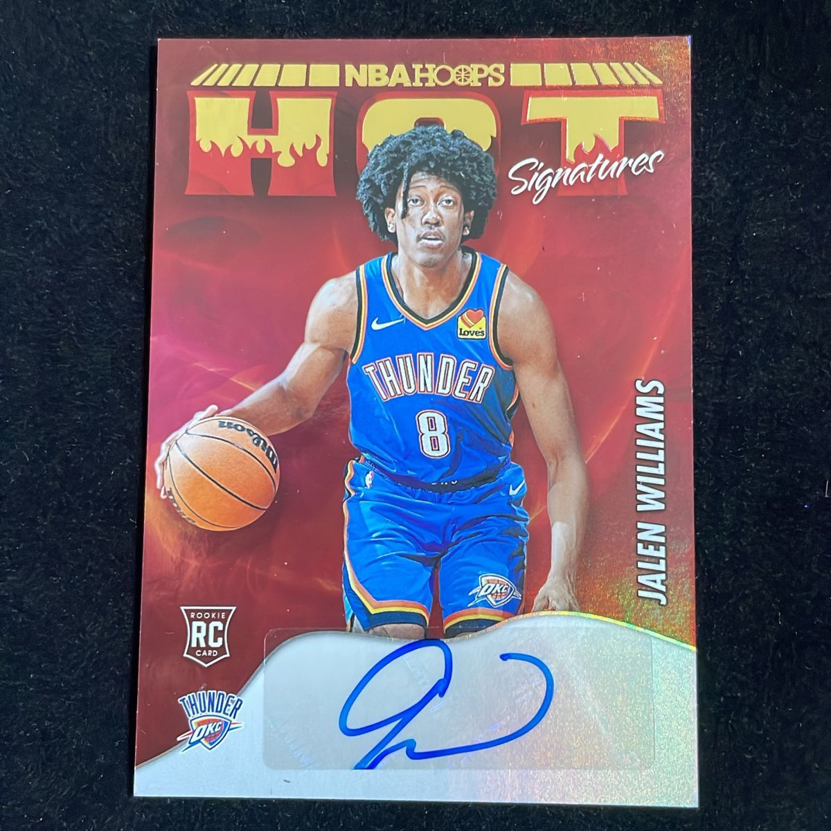 Jalen Williams ジェイレン・ウィリアムズ Panini Hoops Hot 2022-23 RC Auto 直筆 サイン Thunder サンダー