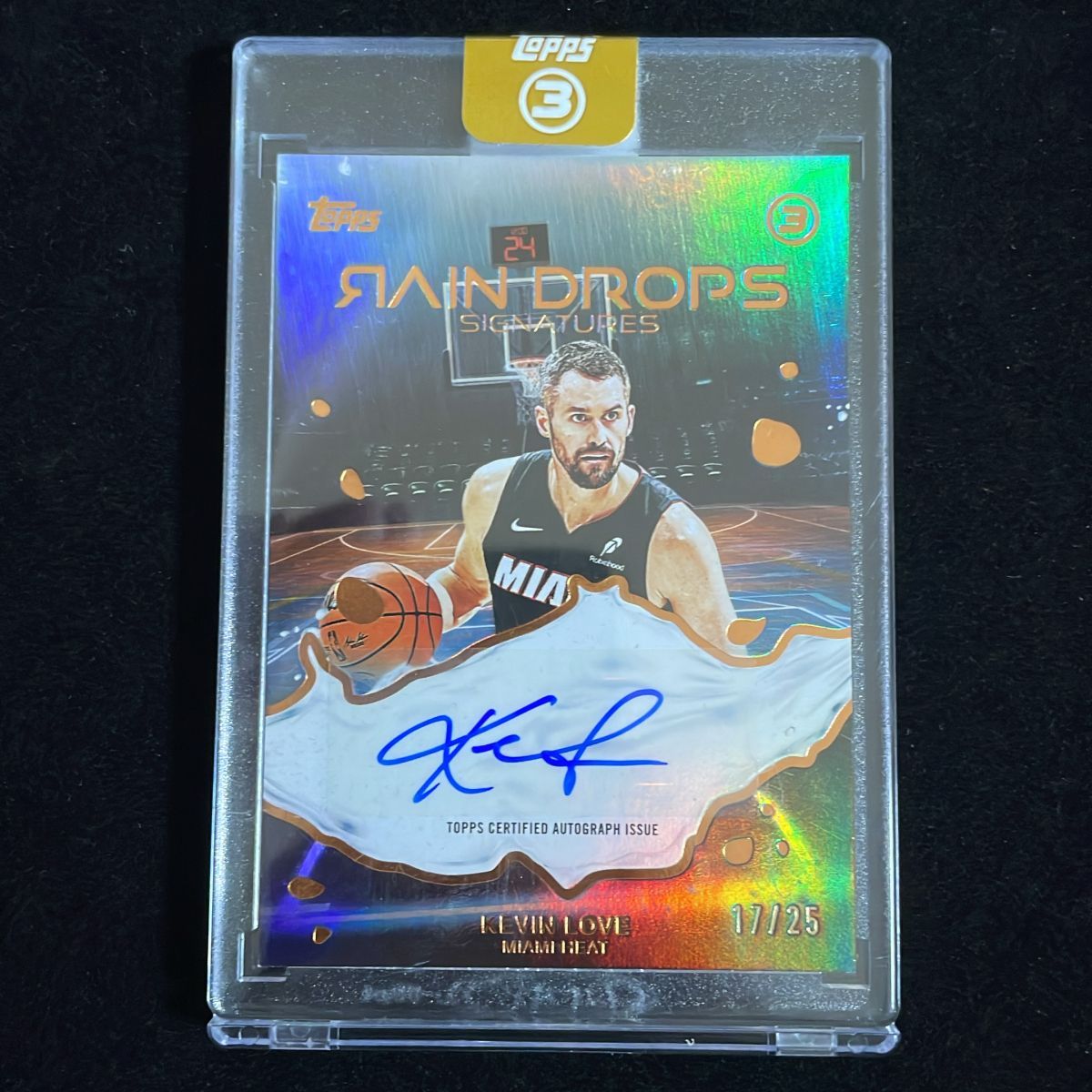 25枚限定】Kevin Love ケビン・ラブ Topps Three Topps 3 Rain Drops
