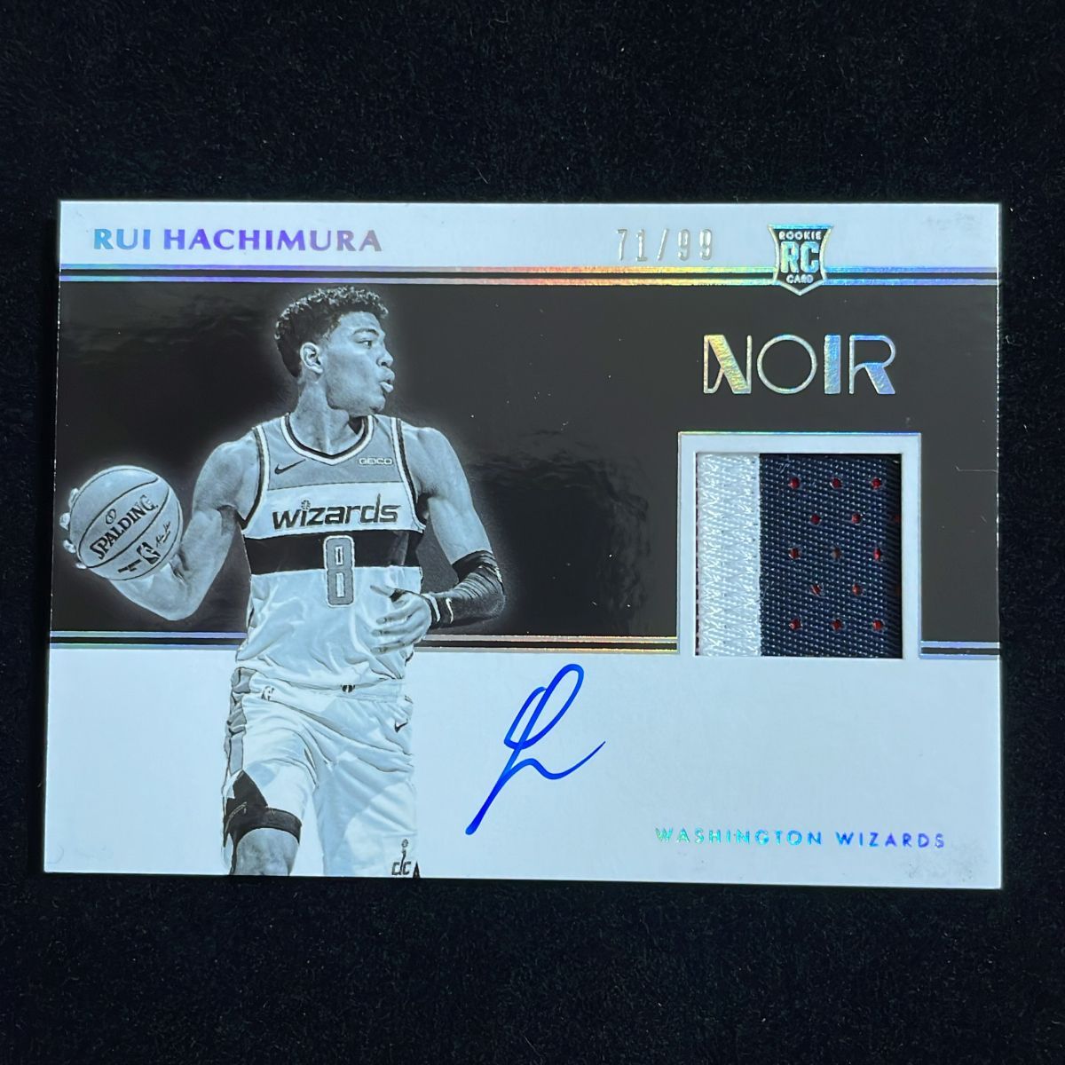 八村塁 Hachimura Rui Panini Noir 2019-20 /99 RPA RC Auto サイン 