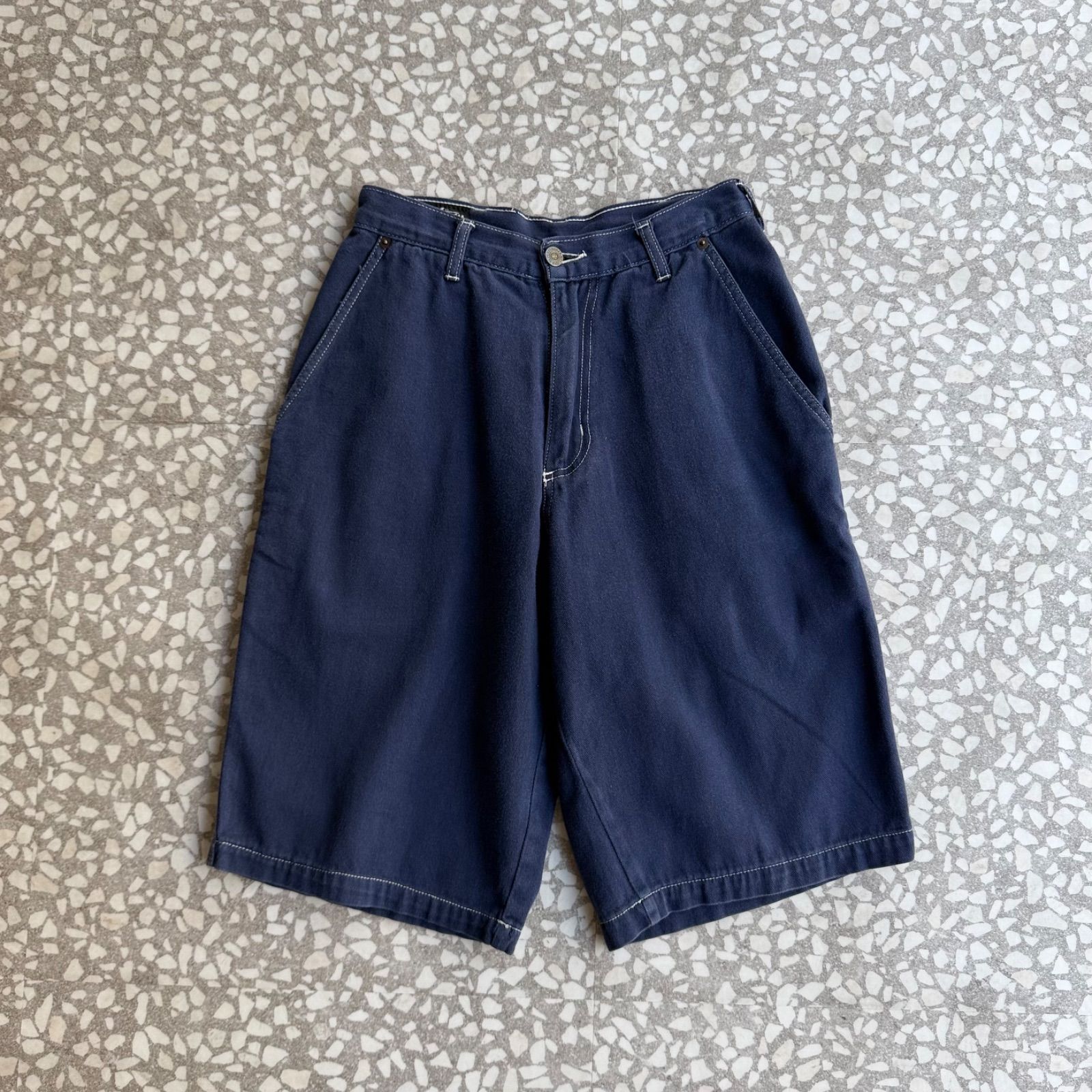 80s 黒タグ old stussy king size ハーフパンツ w32 STUSSY / 80-90's KING SIZE short pants size 28 オールドステュシー