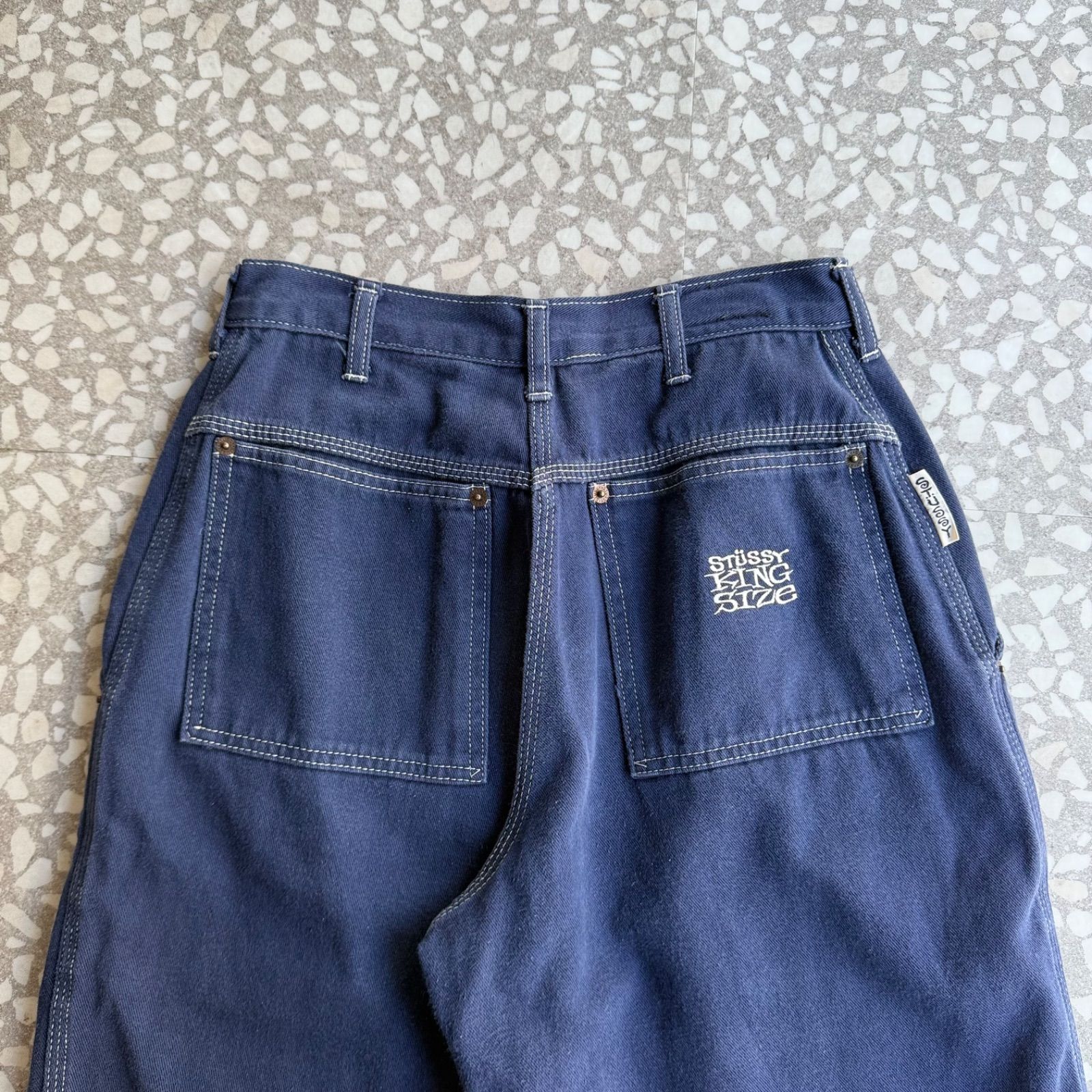 STUSSY / 80-90's KING SIZE short pants size 28 オールドステュシー