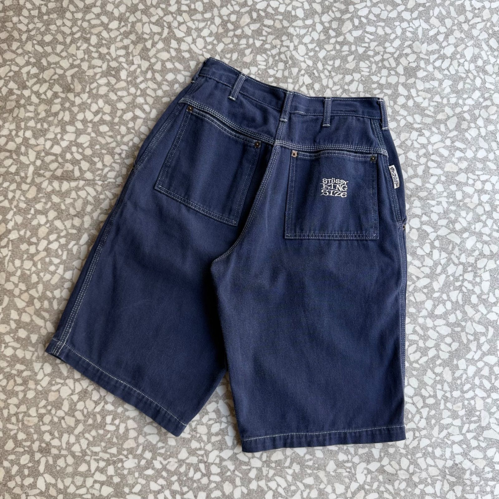 STUSSY / 80-90's KING SIZE short pants size 28 オールドステュシー
