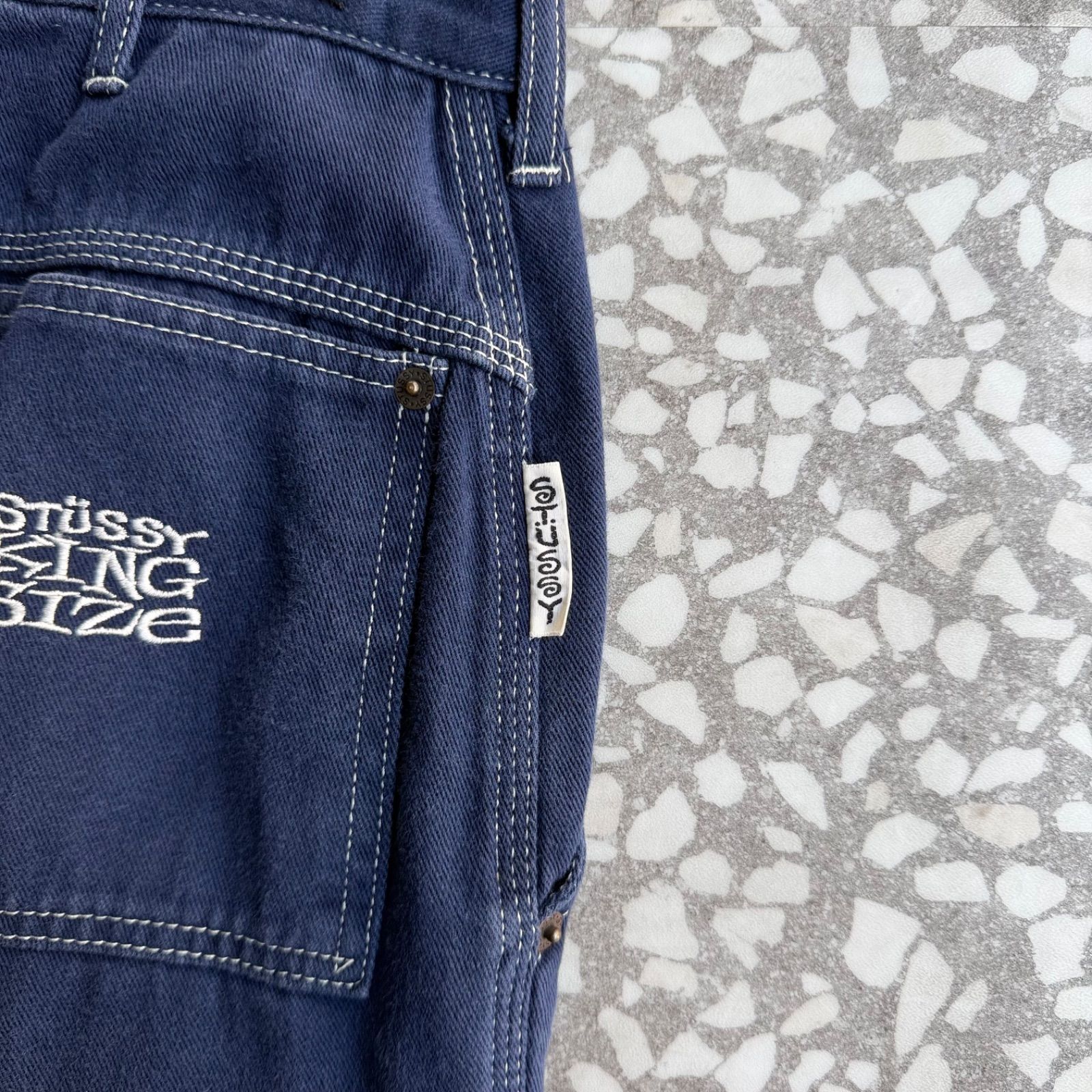 STUSSY / 80-90's KING SIZE short pants size 28 オールドステュシー