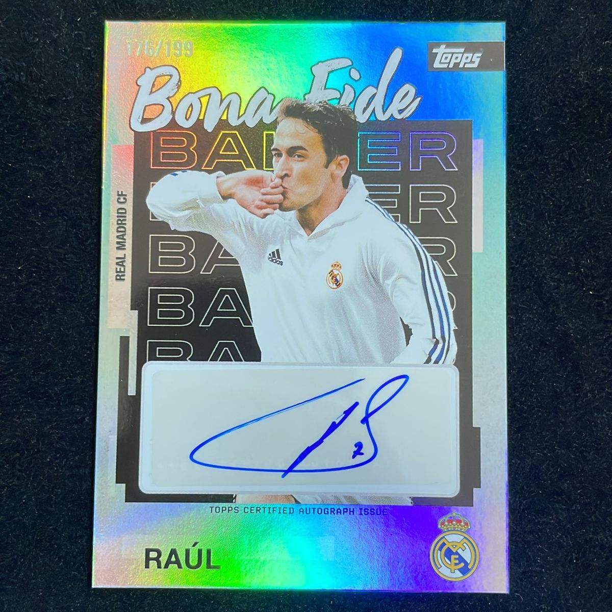 Raul ラウル・ゴンサレス Topps Team Set 2025-26 /199 Auto サイン