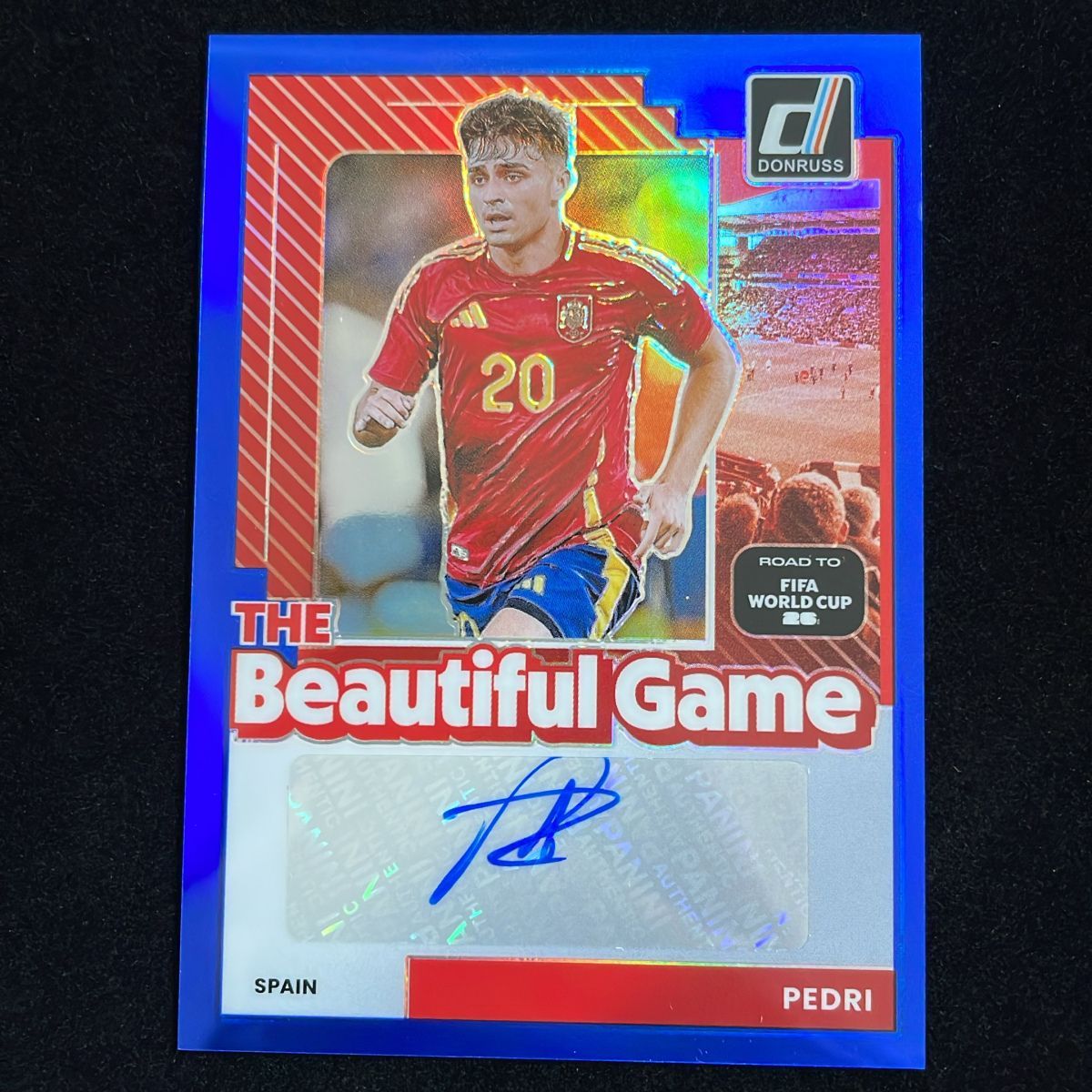 Pedri ペドリ Panini Donruss The Beautiful Game 2025-26 /49 Blue