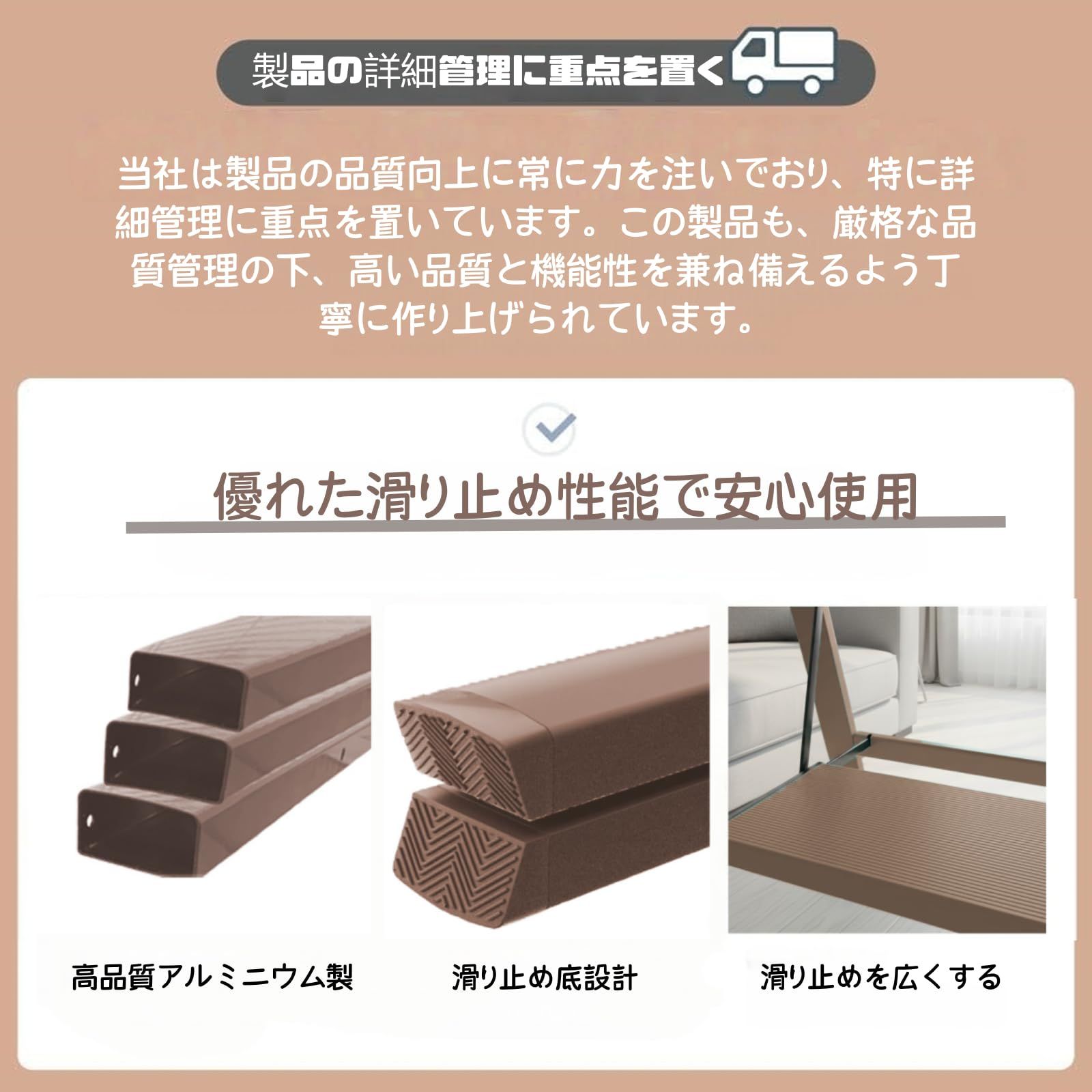 2段 脚立 ペールピンク 全アルミ製 幅広ステップ 軽量 折りたたみ式 踏み台 滑り止め付き 室内外兼用 耐荷重150kg おしゃれカラー コンパクト収納 キッチン 洗濯物 ベランダ用 0