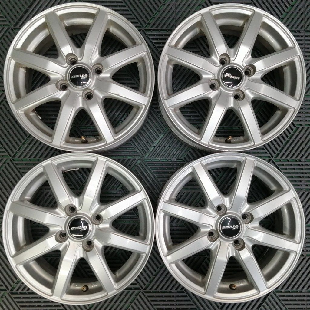 社外アルミ 4本 14インチ 14x5.5J+50 100-4H コンパクトカー向 - メルカリ