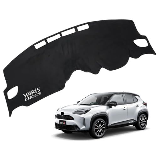 KOKATO 適用トヨタ ヤリスクロス 10系 2020年8月～現行 ダッシュボードマット 車輌専用設計 日焼け対策 劣化予防 映り込み対策 擦れ傷防止 マットポリエステル製 ロゴ付き マット内装カスタム アクセサリー 0