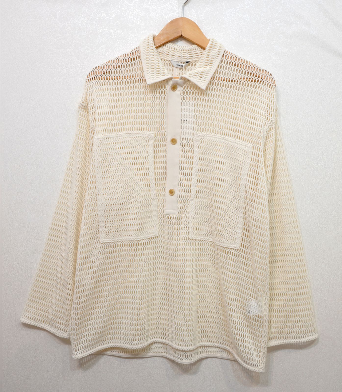 CLANE (1) メッシュポケットオーバーシャツ 19122-4022 クラネ mesh 