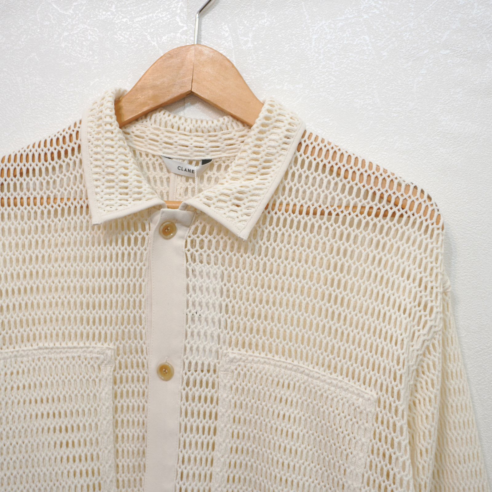 CLANE (1) メッシュポケットオーバーシャツ 19122-4022 クラネ mesh 