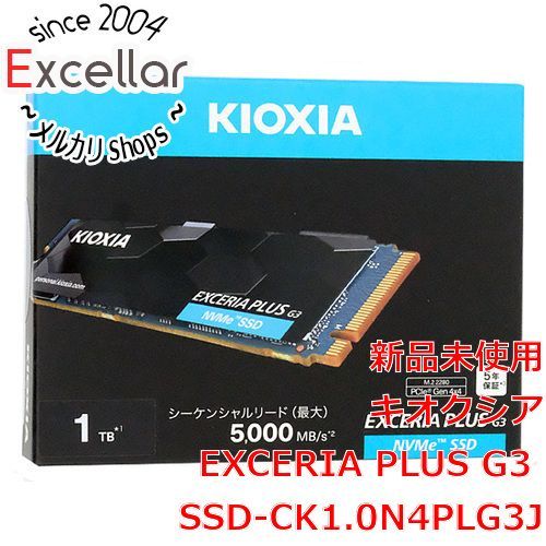 [bn:12] キオクシア　EXCERIA PLUS G3 SSD-CK1.0N4PLG3J　1TB