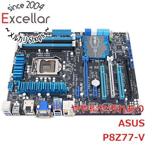[bn:17] ASUS製　ATXマザーボード　P8Z77-V　LGA1155