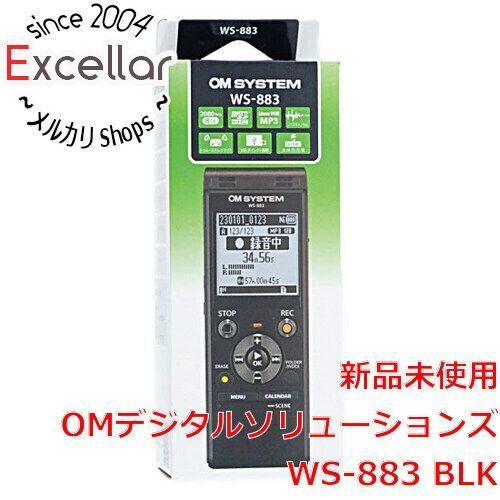 [bn:12] OM SYSTEM　ICレコーダー　WS-883 BLK　ブラック