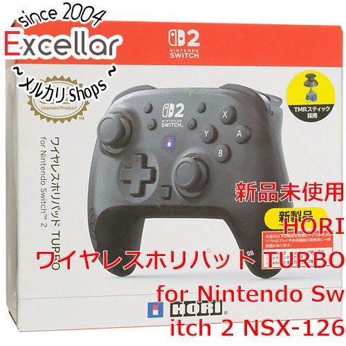 [bn:14] 【新品訳あり(箱きず・やぶれ)】 HORI　ワイヤレスホリパッド TURBO for Nintendo Switch 2 NSX-126　ミストブラック
