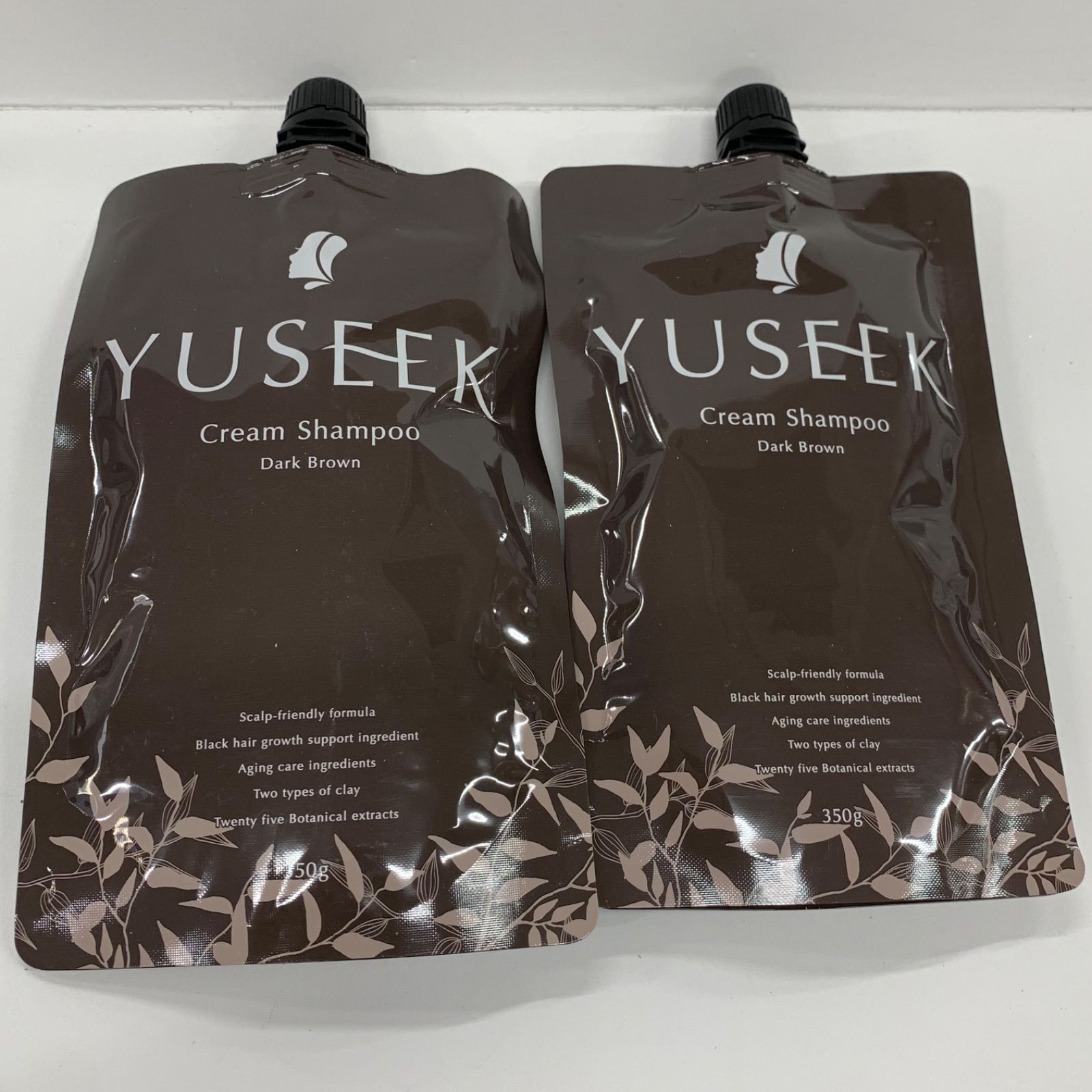 M4619 YUSEEK Cream Shampoo クリームシャンプー ダークブラウン 350g