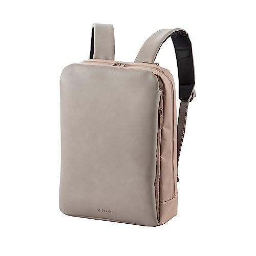 エレコム バックパック ビジネスバックパック REFLOK 2way 14インチ グレージュ BM-UMBP01GY(沖縄・離島の方発送不可）) 6abde411
