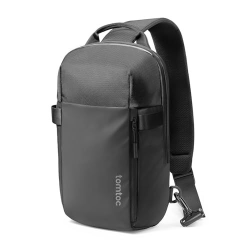 【新品】[tomtoc] ボディバッグ メンズ 大容量 ショルダーバッグ 斜めがけバッグ EDC スリングバッグ 14インチ MacBook Pro M5 2026 / 13 MacBook Air M5 / 11インチ iPad Pro M 837e1004