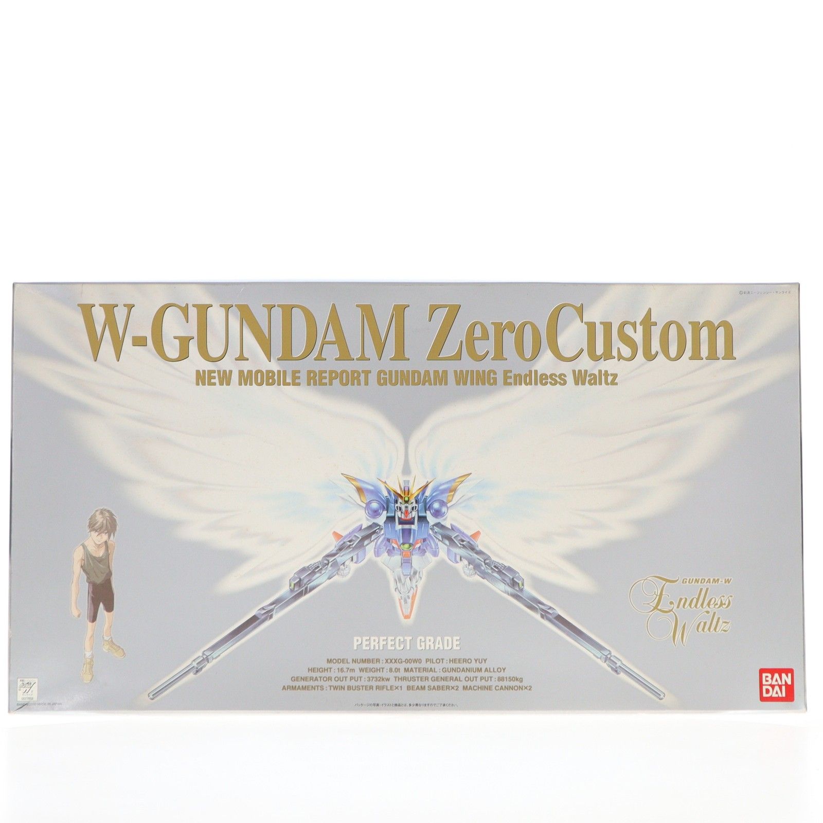 PG 1/60 XXXG-00W0 ウイングガンダムゼロカスタム 新機動戦記ガンダムW Endless Waltz(エンドレスワルツ) プラモデル(0077659) バンダイ