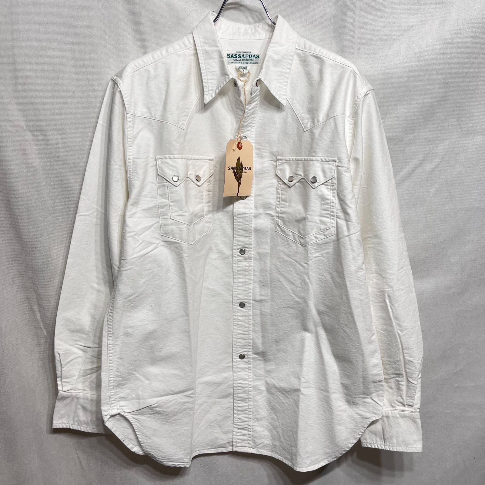 SASSAFRAS ササフラス ● SF-171193 WEEDS DIGGER SHIRT オックスフォードウィーズディガーウエスタンシャツ