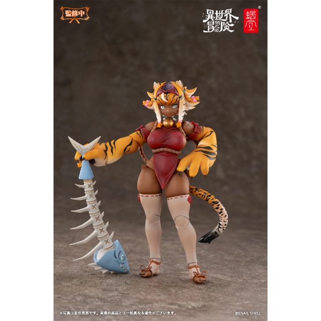マンガ肉付属 RPG-04 タイガーガール ガル 1/12 完成品 アクションフィギュア SNAIL SHELL(蝸之殻)