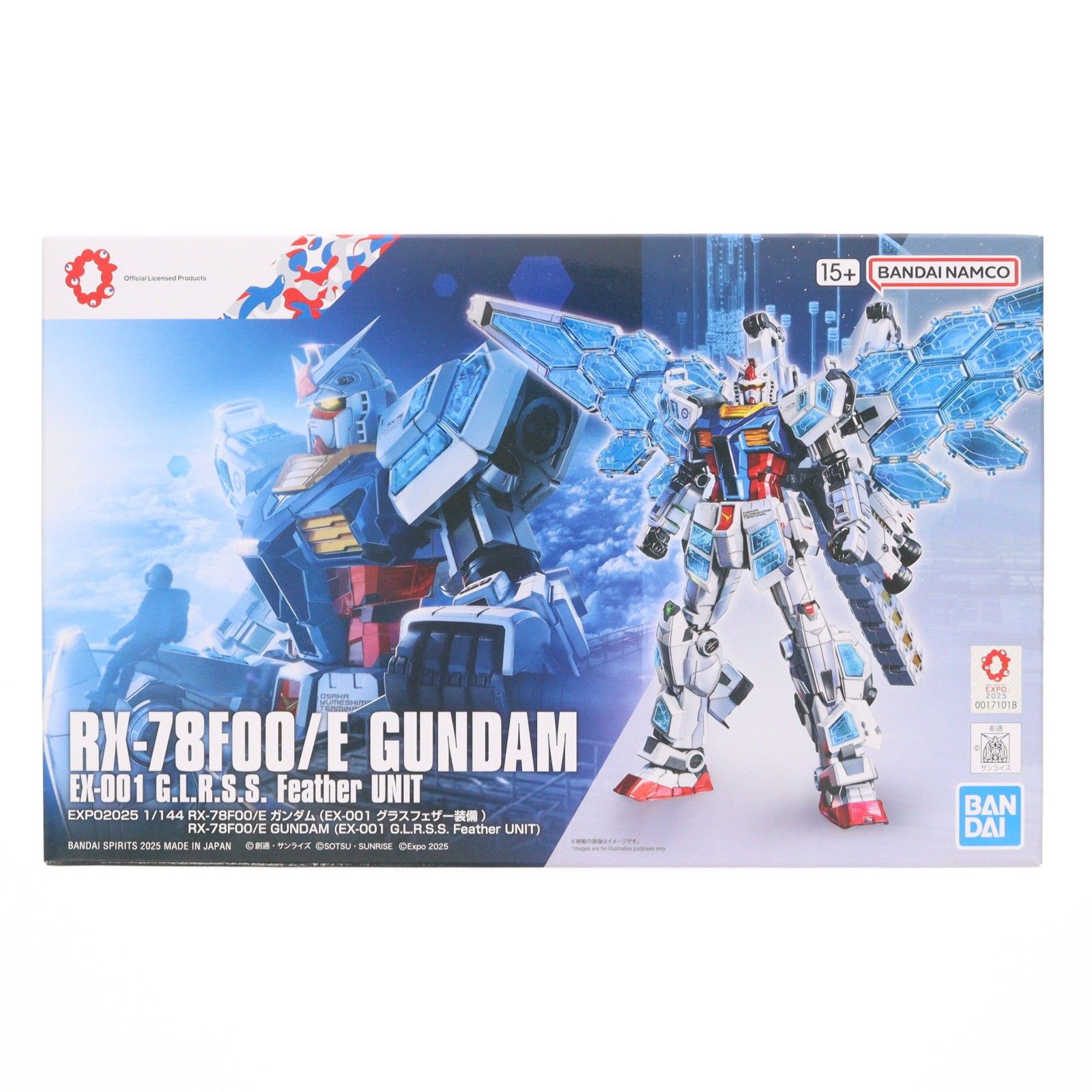 再販) 1/144 RX-78F00/E ガンダム(EX-001 グラスフェザー装備) GUNDAM