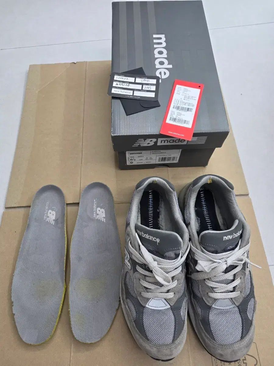 ニューバランス 992 グレー M992GR 245 - メルカリ