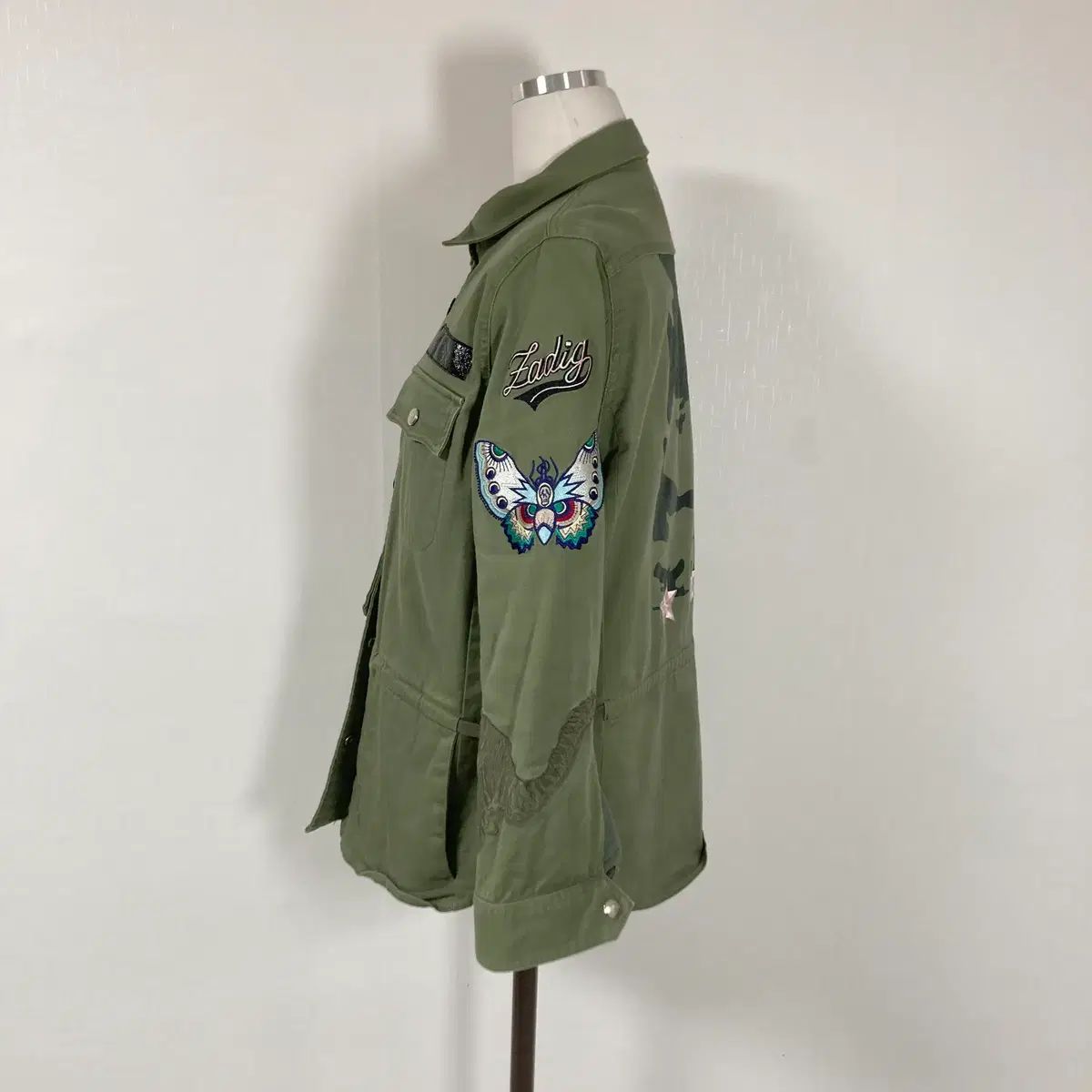 ZADIG&VOLTAIRE ミリタリージャケット M ホホ店舗 - メルカリ