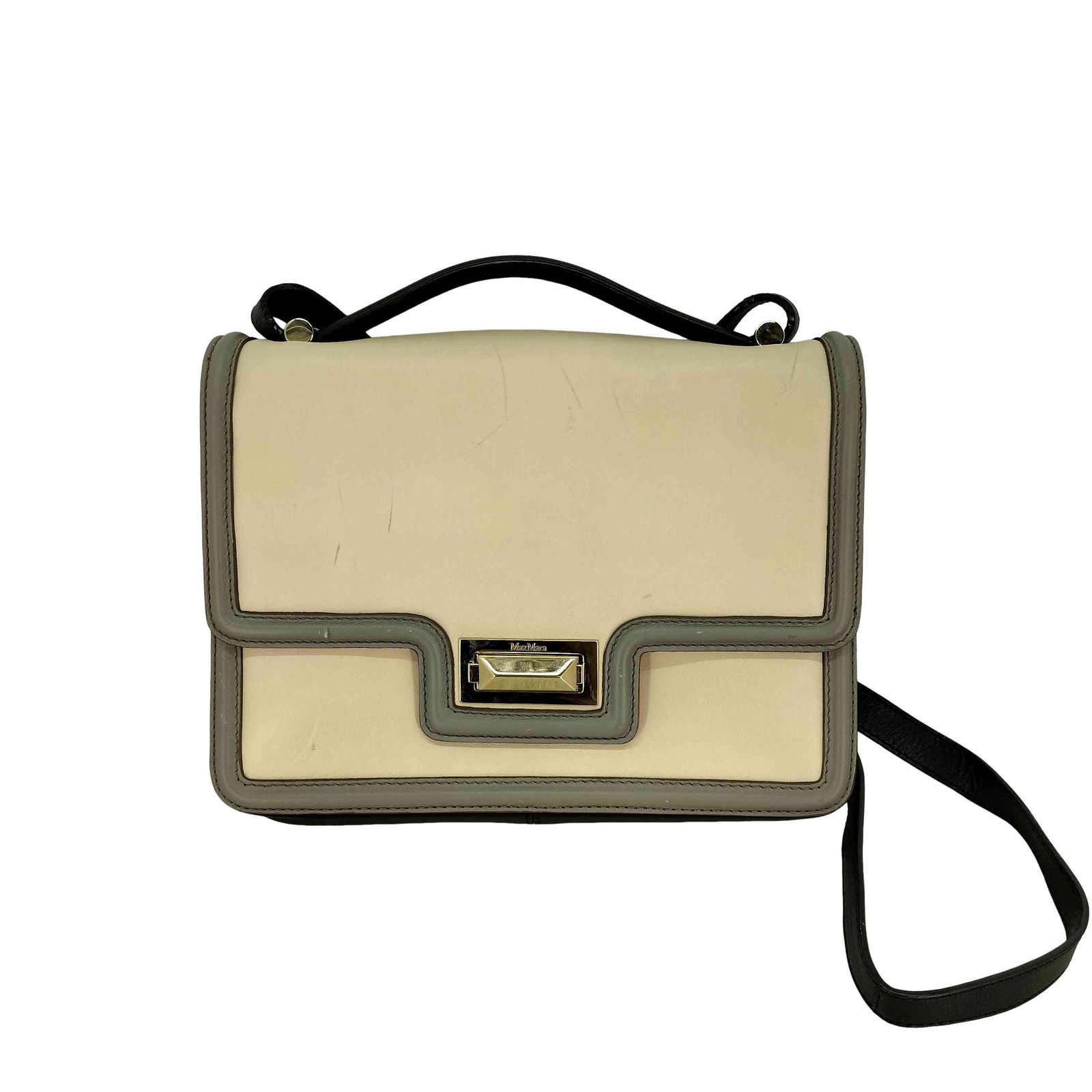 マックスマーラ MAX MARA 2WAY バイカラーショルダーバッグ レディース 