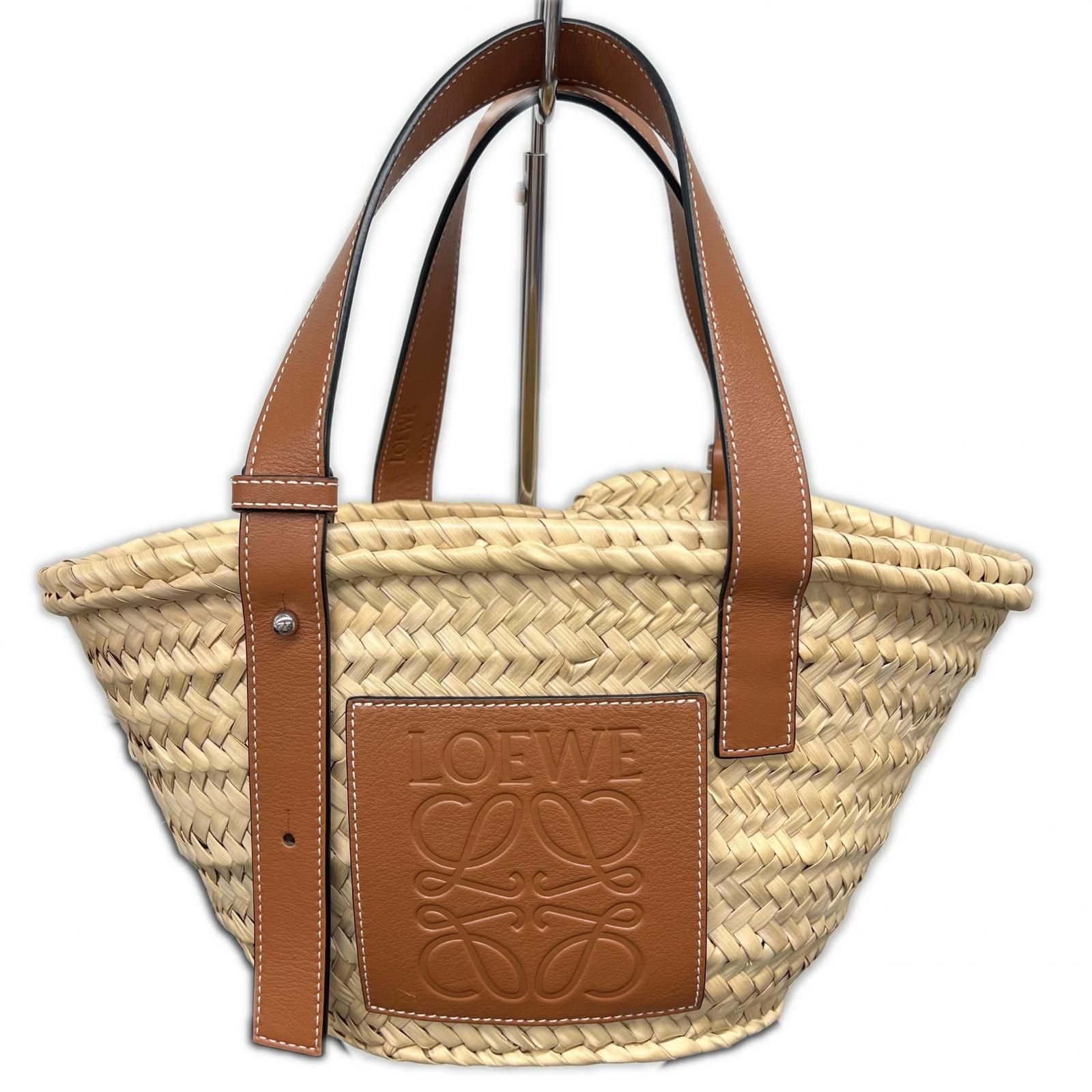 LOEWE 極美品 ロエベ バスケットバッグ スモール トートバッグ 327.02