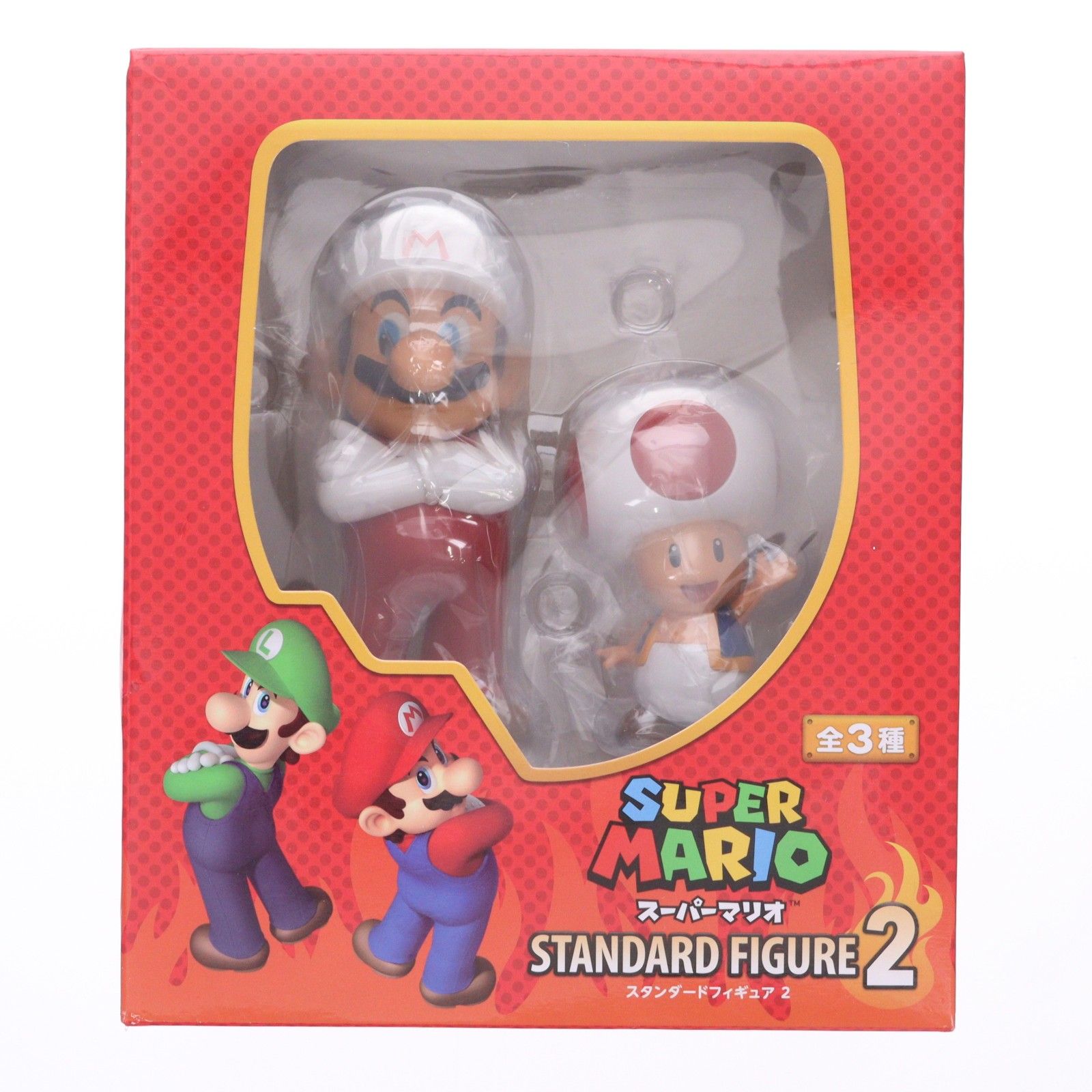 ファイアマリオ＆キノピオ スーパーマリオ スタンダードフィギュア2