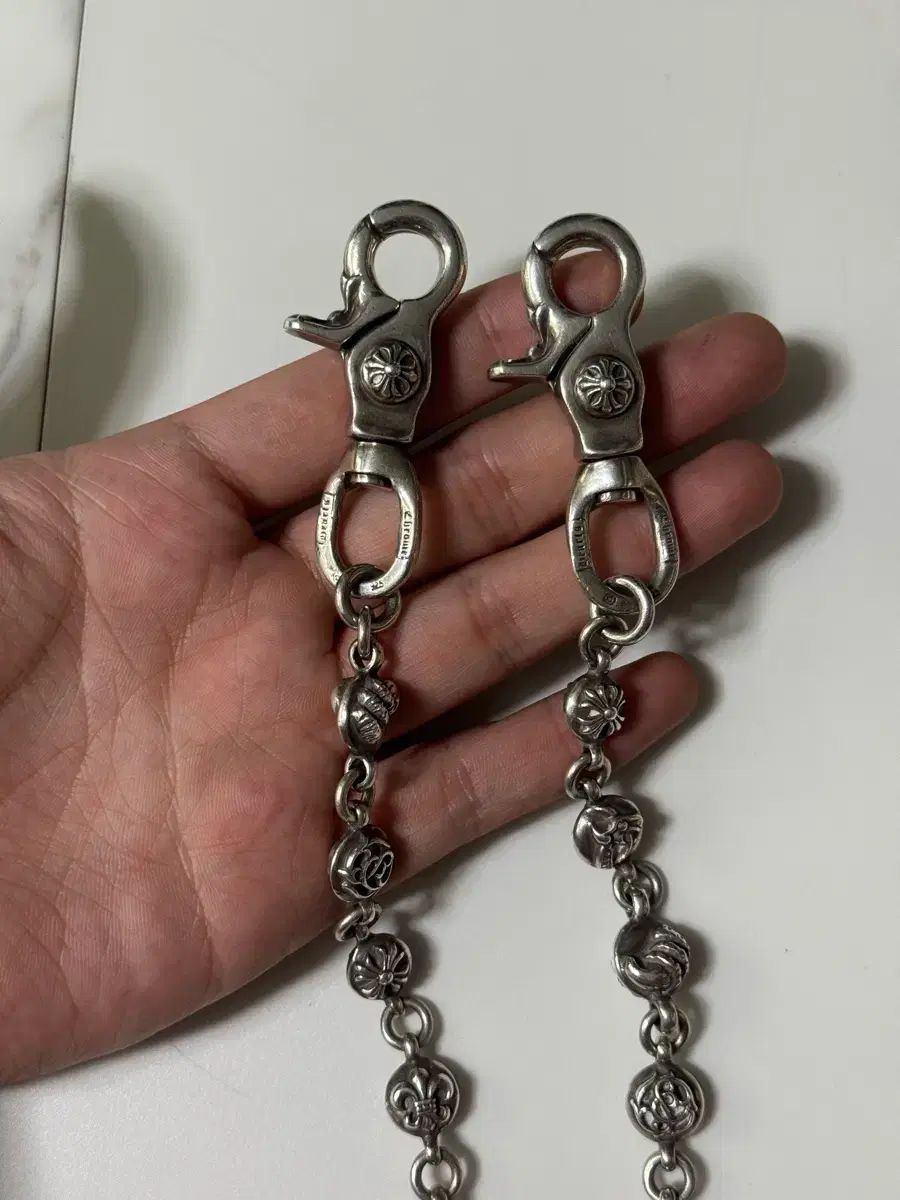 CHROME HEARTS クロムハーツ エクストラ ロング マルチ ボール ウォレット チェーン 65cm